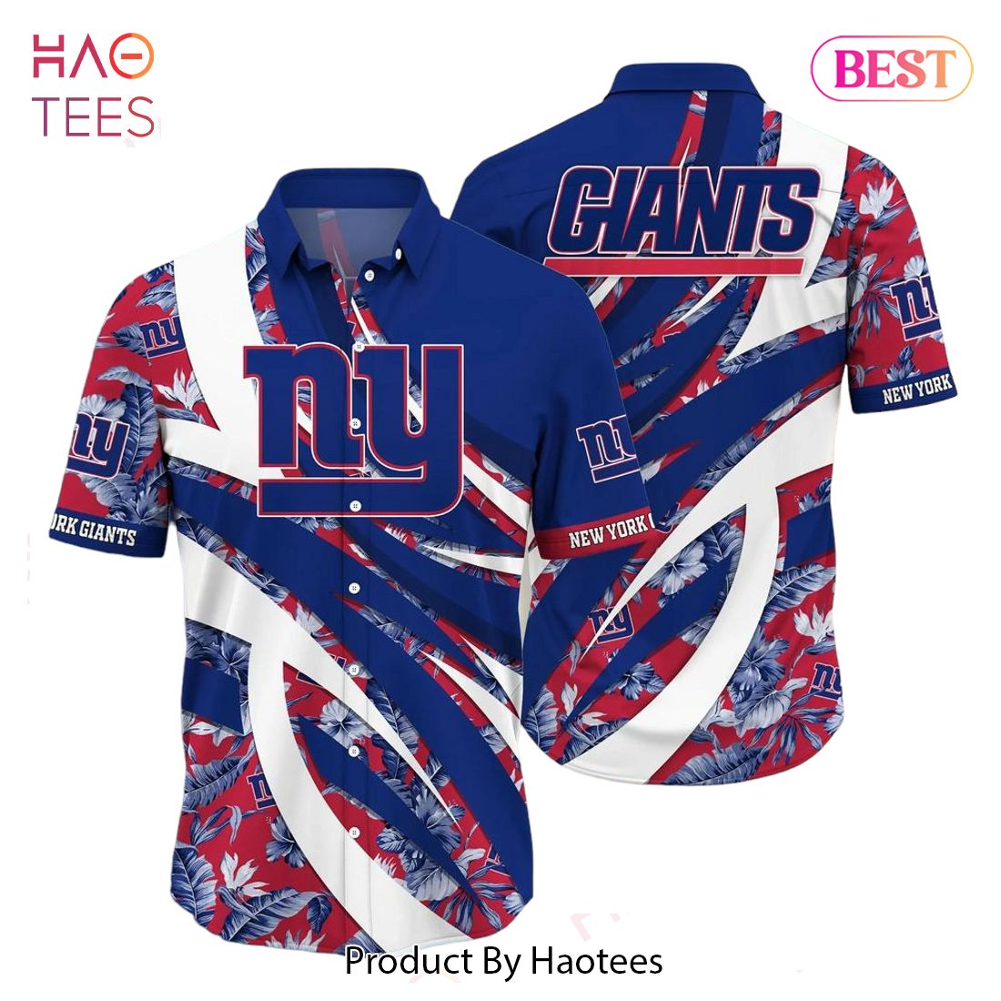 New York Giants NFL Custom Name Hawaiin Shirt Best Design For Men