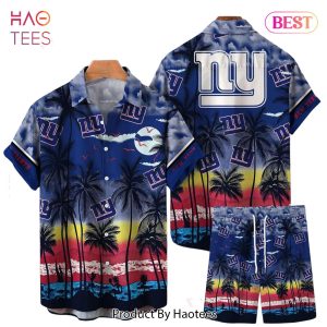 BEST New York Giants NFL Hawaiian Shirt Tropical Pattern This Summer Shirt New Trends Gift For Fan Hot Trend 2023