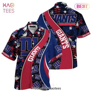 BEST New York Giants NFL Hawaiian Shirt With Tropical Pattern For Your Loved Ones Hot Trend 2023