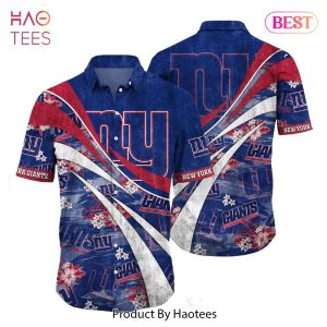 BEST New York Giants NFL Summer Hawaiian Shirt Floral Pattern Graphic For Football NFL Enthusiast Hot Trend 2023