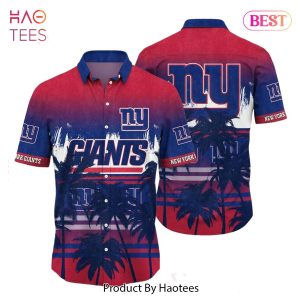 BEST New York Giants NFL Summer Hawaiian Shirt Tropical Pattern Graphic For Sports Enthusiast Hot Trend 2023