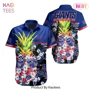 BEST New York Giants NFL Tropical Pattern Pineapple Design Hawaiian Shirt New Trending For Men Women Hot Trend 2023