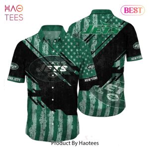 BEST New York Jets NFL Football Hawaiian Shirt Short American Flag Print This Summer Gift For Fans Hot Trend 2023