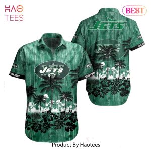 BEST New York Jets NFL Hawaii Graphic Tropical Pattern Style Summer Hawaiian Shirt Hot Trend 2023