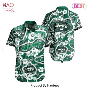 BEST New York Jets NFL Hawaii Shirt Graphic Floral Printed This Summer Beach Shirt For Fans Hot Trend 2023