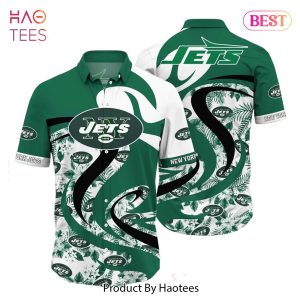 BEST New York Jets NFL Hawaii Shirt Tropical Pattern Graphic This Summer Gift For Fan NFL Hot Trend 2023