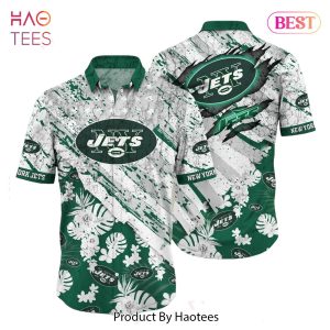 BEST New York Jets NFL Hawaiian Shirt Floral Print American Flag Beach Shirt Short Style Summer Hot Trend 2023