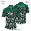 BEST New York Jets NFL Hawaiian Shirt Graphic Tropical Pattern 3D Printed Beach Shirt Summer Gift For Fans Hot Trend 2023