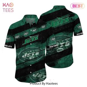 BEST New York Jets NFL Hawaiian Shirt Graphic Tropical Pattern Short Sleeve Summer For Fans Hot Trend 2023