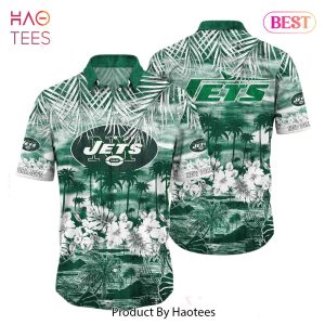 BEST New York Jets NFL Hawaiian Shirt Style Tropical Pattern Summer For Awesome Fans Hot Trend 2023