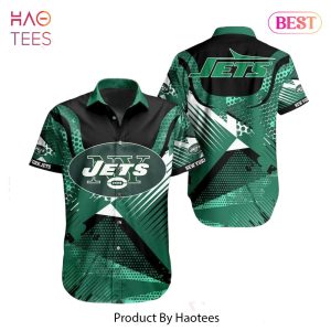 BEST New York Jets NFL Hawaiian Shirt Summer Short Sleeve Button Down Shirt Perfect Gift For Big Fans Hot Trend 2023