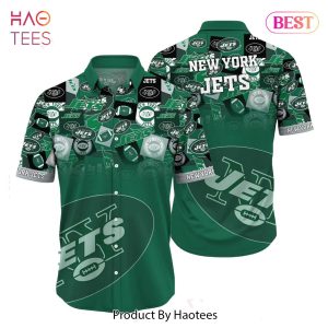 BEST New York Jets NFL Hawaiian Shirt Trends Summer Short Sleeve Button Down Shirt For Sports Fans Hot Trend 2023
