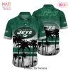 BEST New York Jets NFL Hawaiian Shirt Tropical Pattern Graphic Short Sleeve Summer Gift For Fans Hot Trend 2023