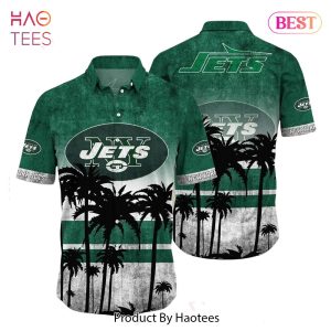 BEST New York Jets NFL Hawaiian Shirt Tropical Pattern Graphic New Collection Summer Gift For Fan NFL Hot Trend 2023