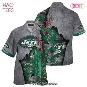 BEST New York Jets NFL Hawaiian Shirt Tropical Print Sumer Gift For Fans Hot Trend 2023