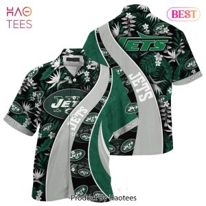 BEST New York Jets NFL Hawaiian Shirt With Tropical Pattern For Your Loved Ones Hot Trend 2023