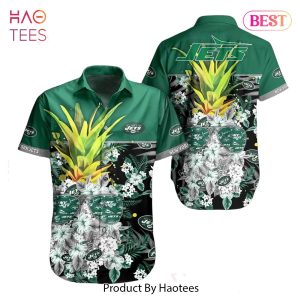 BEST New York Jets NFL Tropical Pattern Pineapple Design Hawaiian Shirt New Trending For Men Women Hot Trend 2023