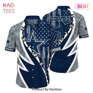 BEST NFL Dallas CowboysHawaiian Shirt Graphic American Flag Print This Summer Gift For Fans Hot Trend 2023
