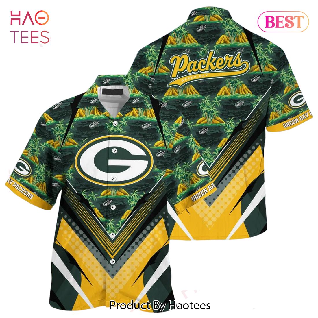 Green Bay Packers Nfl Tommy Bahama 2023 Summer Hawaiian Shirt And Shorts -  Banantees