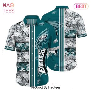 BEST Philadelphia Eagles NFL Graphic Tropical Pattern Hawaiian Shirt 3D Printed Beach Shirt Summer Gift For Fans Hot Trend 2023