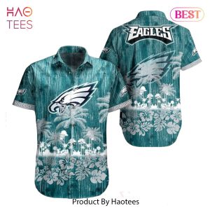 BEST Philadelphia Eagles NFL Hawaii Graphic Tropical Pattern Style Summer Hawaiian Shirt Hot Trend 2023