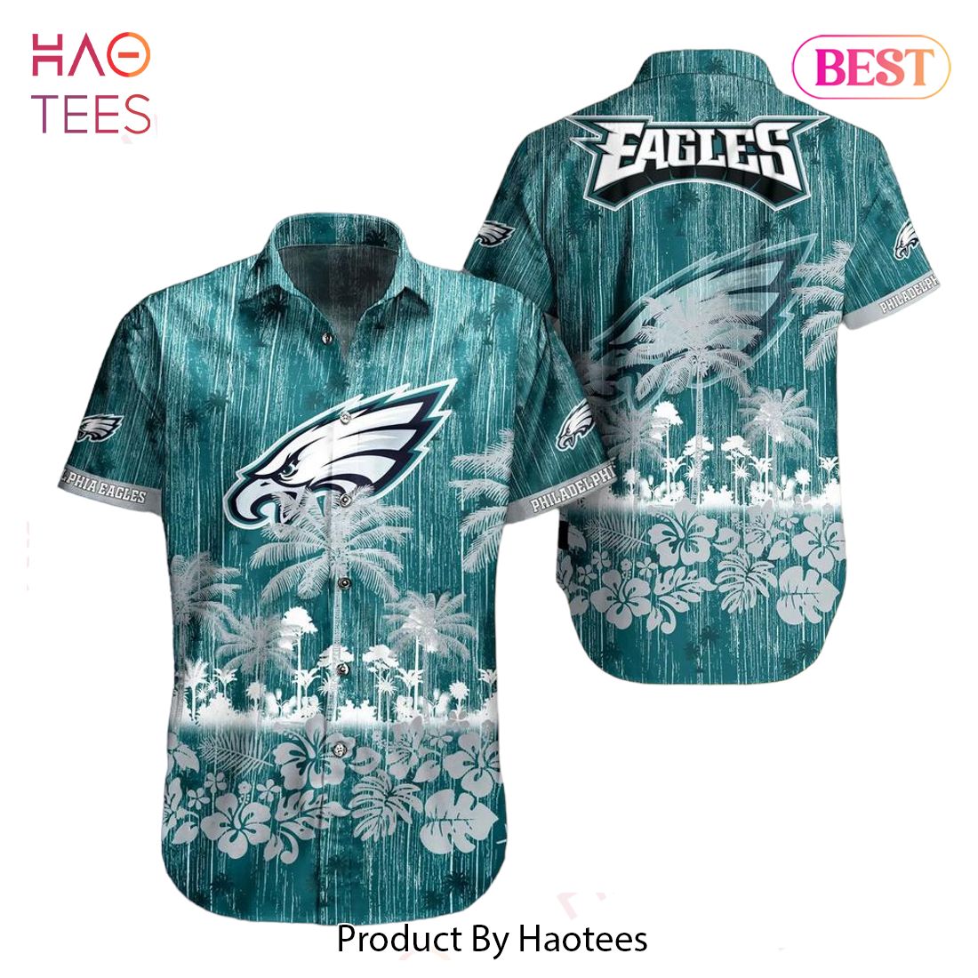 BEST Philadelphia Eagles NFL Hawaiian Shirt Tropical