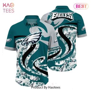BEST Philadelphia Eagles NFL Hawaii Shirt Tropical Pattern Graphic This Summer Gift For Fan NFL Hot Trend 2023