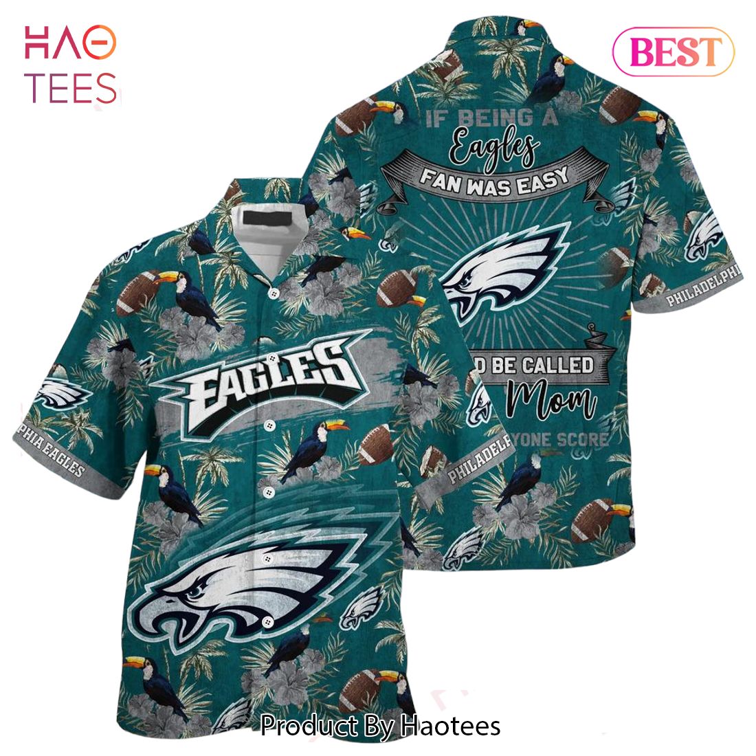 BEST Philadelphia Eagles NFL Hawaiian Shirt Being A Eagles Beach