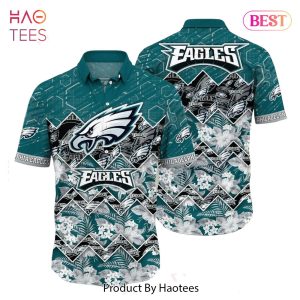 BEST Philadelphia Eagles NFL Hawaiian Shirt Graphic Tropical Pattern 3D Printed Beach Shirt Summer Gift For Fan Hot Trend 2023