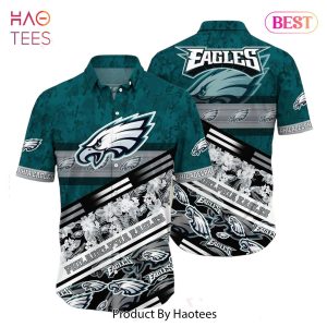 BEST Philadelphia Eagles NFL Hawaiian Shirt Graphic Tropical Pattern 3D Printed Beach Shirt Summer Gift For Fans Hot Trend 2023