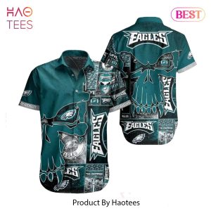 BEST Philadelphia Eagles NFL Hawaiian Shirt Skull Printed 3D New Trend Summer For Fans Hot Trend 2023