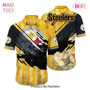 BEST Pittsburgh Steelers NFL Football Hawaiian Shirt Short American Flag Print This Summer Gift For Fans Hot Trend 2023