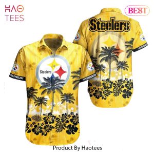 BEST Pittsburgh Steelers NFL Hawaii Graphic Tropical Pattern Style Summer Hawaiian Shirt Hot Trend 2023