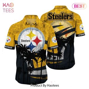 BEST Pittsburgh Steelers NFL Hawaii Shirt Graphic Tropical Pattern Short Sleeve Hot Summer Hot Trend 2023
