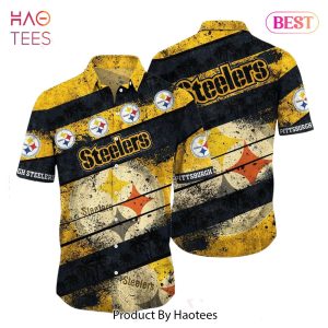 BEST Pittsburgh Steelers NFL Hawaiian Shirt Graphic Tropical Pattern Short Sleeve Summer For Fans Hot Trend 2023