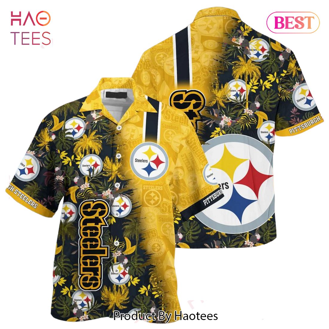 Beach Shirt Nfl Pittsburgh Steelers Hawaiian Shirt Summer Button Up For  Fans 