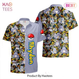 BEST Rhydon Hawaiian Shirts Custom Anime Merch Clothes for Men Women Hot Trend 2023