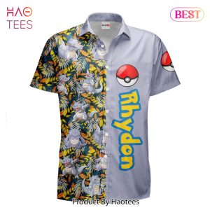 BEST Rhydon Hawaiian Shirts Custom Anime Merch Clothes for Men Women Hot Trend 2023