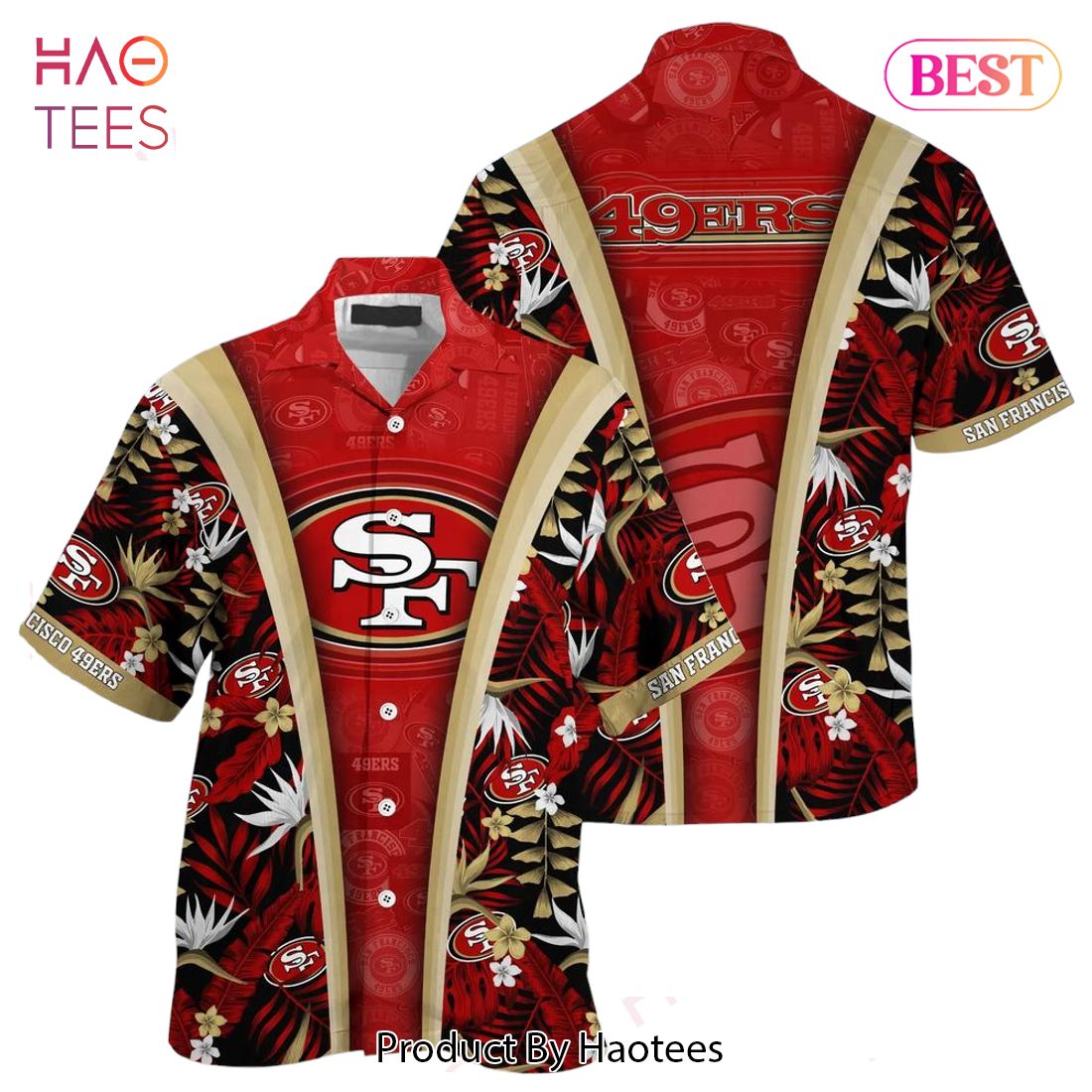 NFL San Francisco 49Ers Hawaiian Shirt Best Gift For Football