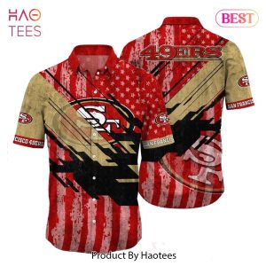 BEST San Francisco 49ers NFL Football Hawaiian Shirt Short American Flag Print This Summer Gift For Fans Hot Trend 2023