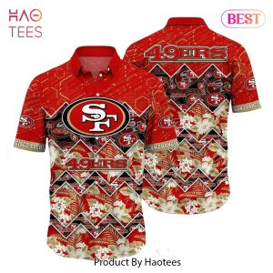 BEST San Francisco 49ers NFL Hawaiian Shirt Graphic Tropical Pattern 3D Printed Beach Shirt Summer Gift For Fan Hot Trend 2023