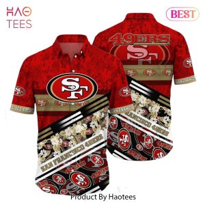 BEST San Francisco 49ers NFL Hawaiian Shirt Graphic Tropical Pattern 3D Printed Beach Shirt Summer Gift For Fans Hot Trend 2023