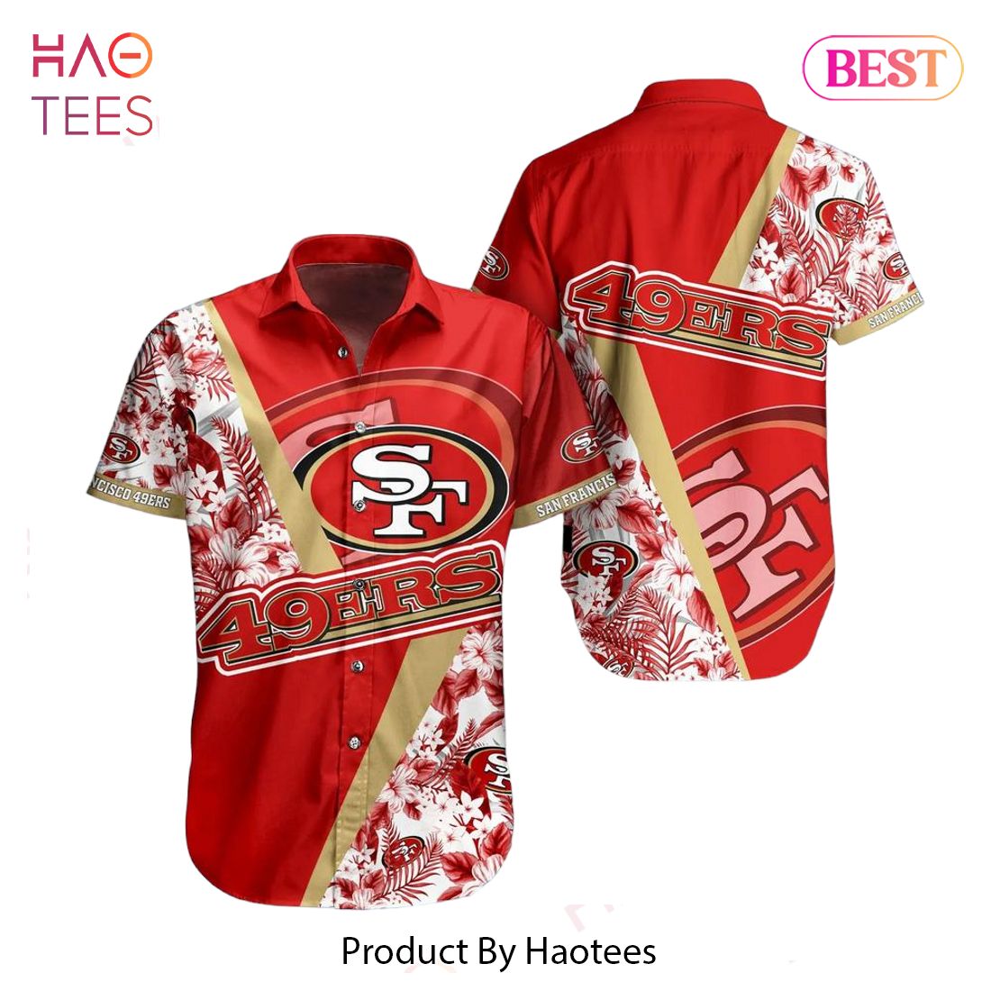 San Francisco 49ers NFL Hawaiian Shirt Short Style Hot Summer For Men And  Women