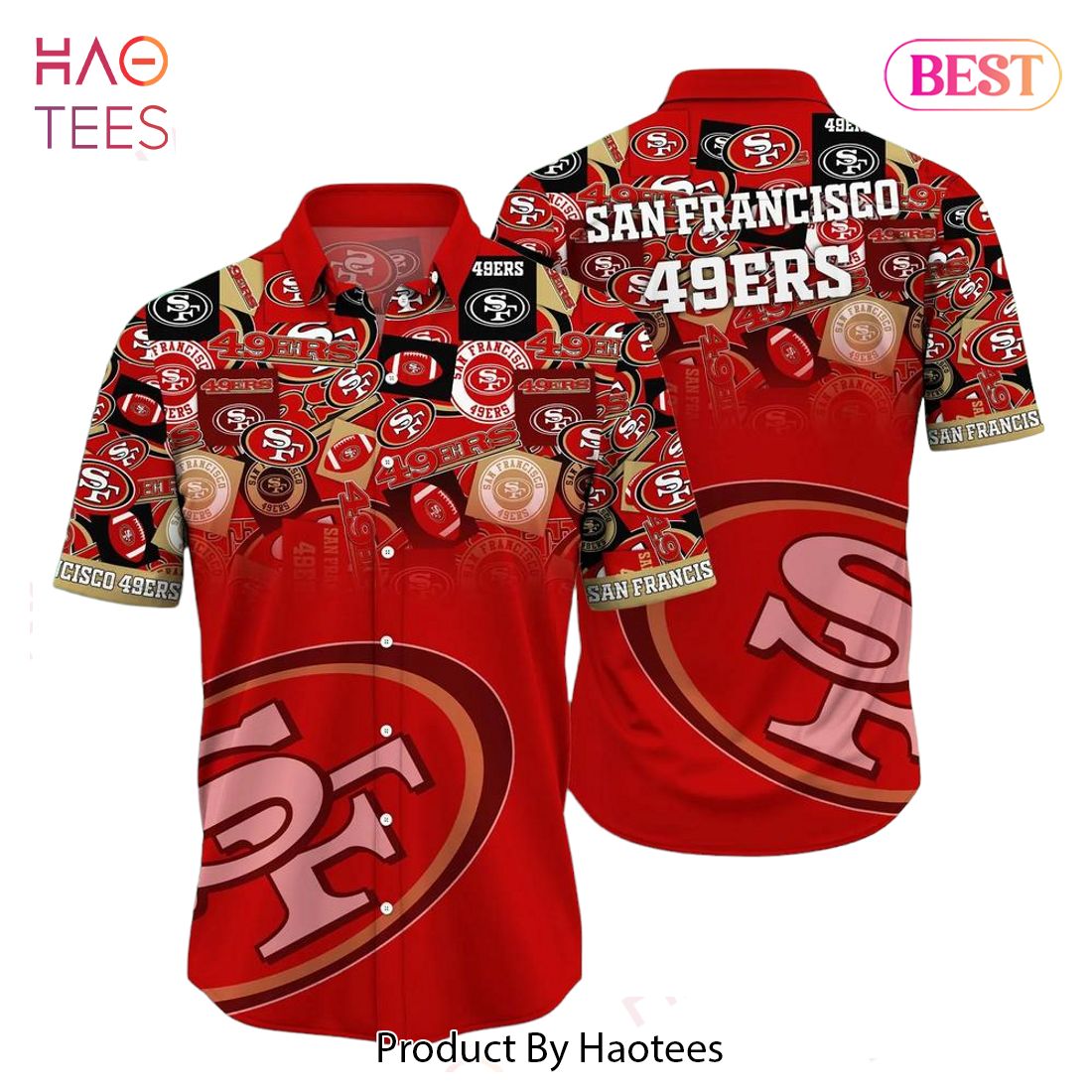 BEST San Francisco 49ers NFL Hawaiian Shirt Trends Summer Short Sleeve Button Down Shirt For Sports Fans Hot Trend 2023 BEST San Francisco 49ers NFL Hawaiian Shirt Trends Summer Short Sleeve Button Down Shirt For Sports Fans Hot Trend 2023