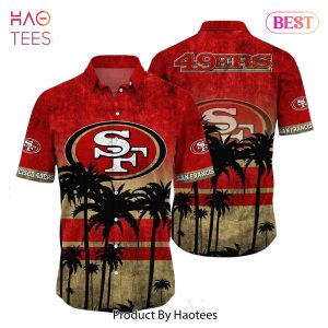 BEST San Francisco 49ers NFL Hawaiian Shirt Tropical Pattern Graphic New Collection Summer Gift For Fan NFL Hot Trend 2023