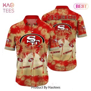 BEST San Francisco 49ers NFL Hawaiian Shirt Tropical Pattern Graphic Short Sleeve Summer Gift For Fans Hot Trend 2023