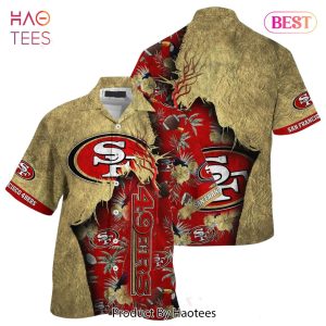BEST San Francisco 49ers NFL Hawaiian Shirt Tropical Print Sumer Gift For Fans Hot Trend 2023