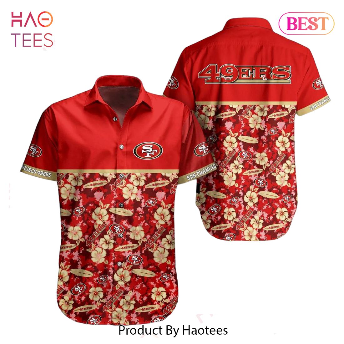 BEST San Francisco 49ers NFL Style Trending Summer Hawaiian Shirt Hot Trend 2023 BEST San Francisco 49ers NFL Style Trending Summer Hawaiian Shirt Hot Trend 2023