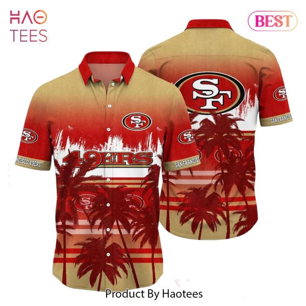 BEST San Francisco 49ers NFL Summer Hawaiian Shirt Tropical Pattern Graphic For Sports Enthusiast Hot Trend 2023