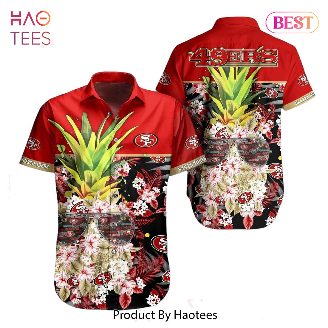 BEST San Francisco 49ers NFL Tropical Pattern Pineapple Design Hawaiian Shirt New Trending For Men Women Hot Trend 2023 BEST San Francisco 49ers NFL Tropical Pattern Pineapple Design Hawaiian Shirt New Trending For Men Women Hot Trend 2023